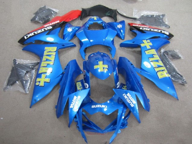 Custom 2011-2021 Blue Yellow Rizla Suzuki GSXR750 Motor Bike Fairings Custom 2011-2021 Blue Yellow Rizla Suzuki GSXR750 Motor Bike Fairings