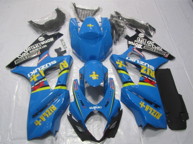 Custom 2007-2008 Blue Rizla Suzuki GSXR1000 Motorbike Fairing Custom 2007-2008 Blue Rizla Suzuki GSXR1000 Motorbike Fairing