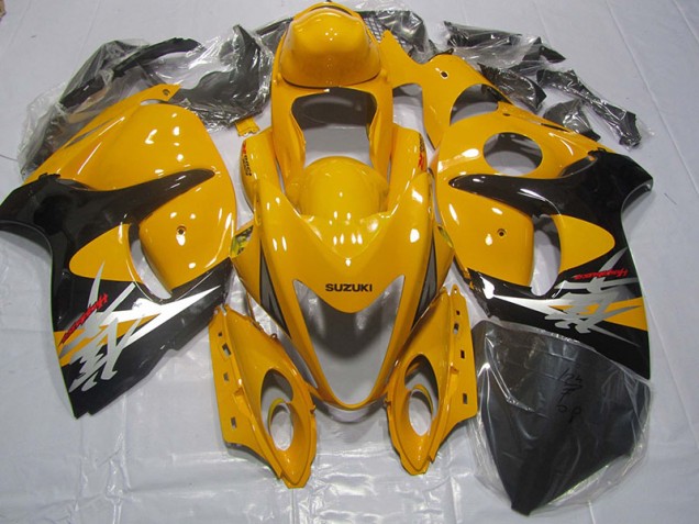 Aftermarket 2008-2019 Yellow Black Suzuki GSXR1300 Hayabusa Motorbike Fairing Kits