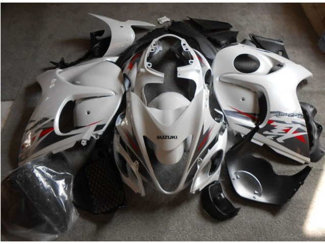 Custom 2008-2019 White Black Suzuki GSXR1300 Hayabusa Motorcycle Fairings Kits Custom 2008-2019 White Black Suzuki GSXR1300 Hayabusa Motorcycle Fairings Kits