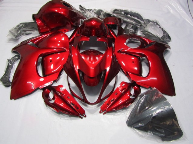 Aftermarket 2008-2019 Red Suzuki GSXR1300 Hayabusa Motorcycle Fairings Kit