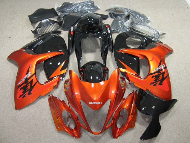 Custom 2008-2019 Orange Black Suzuki GSXR1300 Hayabusa Motorcylce Fairings Custom 2008-2019 Orange Black Suzuki GSXR1300 Hayabusa Motorcylce Fairings