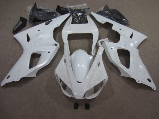 Custom 1998-1999 White Yamaha YZF R1 Motorcycle Replacement Fairings Custom 1998-1999 White Yamaha YZF R1 Motorcycle Replacement Fairings