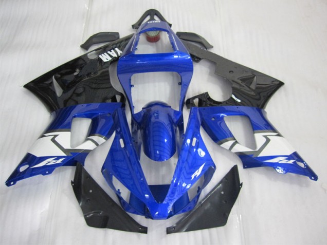 Custom 2000-2001 Blue Black White Yamaha YZF R1 Motorcycle Fairing Custom 2000-2001 Blue Black White Yamaha YZF R1 Motorcycle Fairing