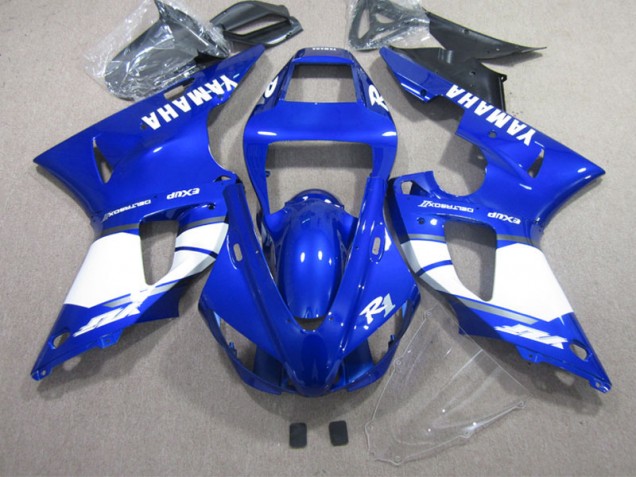 Aftermarket 2002-2003 Blue White Yamaha YZF R1 Bike Fairing
