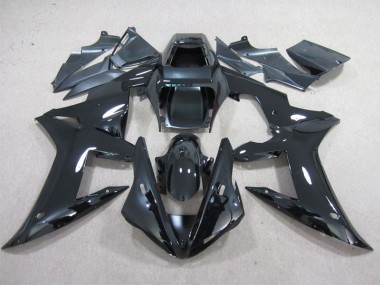 Custom 2002-2003 Black Yamaha YZF R1 Replacement Motorcycle Fairings