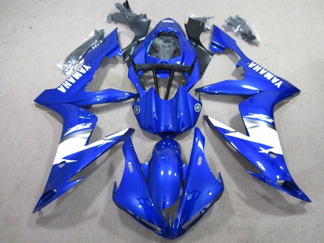 Custom 2004-2006 Blue White Yamaha YZF R1 Motorcycle Fairings Kits Custom 2004-2006 Blue White Yamaha YZF R1 Motorcycle Fairings Kits