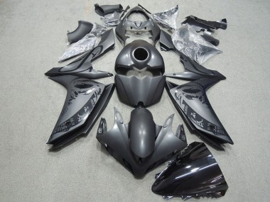 Custom 2007-2008 Black Yamaha YZF R1 Motorcycle Fairings Kits