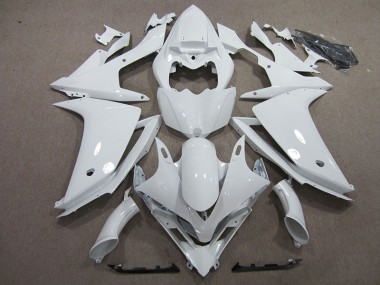 Custom 2007-2008 White Yamaha YZF R1 Motorcycle Fairings