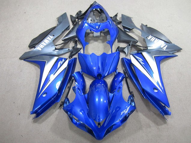 Custom 2007-2008 Blue Silver Yamaha YZF R1 Motorbike Fairings Custom 2007-2008 Blue Silver Yamaha YZF R1 Motorbike Fairings
