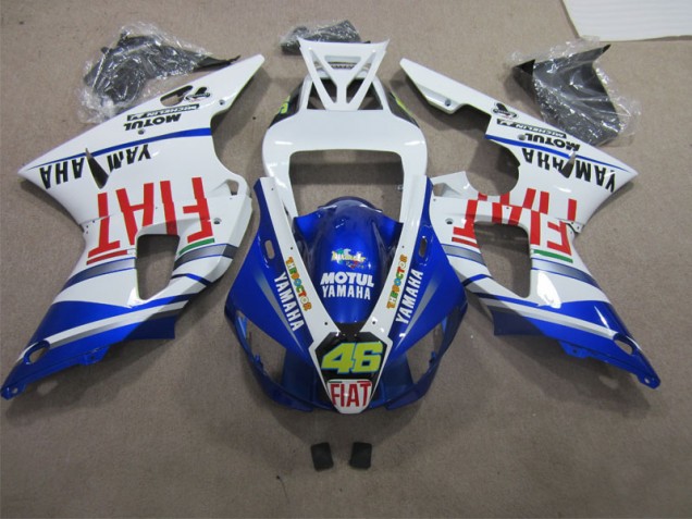 Custom 2009-2011 Blue White Motul Dunlop 46 Yamaha YZF R1 Motorbike Fairing Custom 2009-2011 Blue White Motul Dunlop 46 Yamaha YZF R1 Motorbike Fairing
