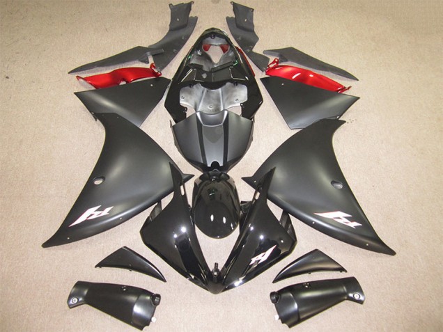 Custom 2009-2011 Black Yamaha YZF R1 Motorcycle Fairings Kit Custom 2009-2011 Black Yamaha YZF R1 Motorcycle Fairings Kit
