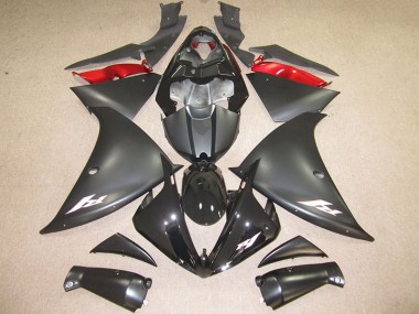 Custom 2012-2014 Black White Decal Yamaha YZF R1 Replacement Fairings