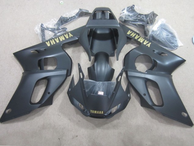 Custom 1998-2002 Black Yellow Decal Yamaha YZF R6 Motorcylce Fairings Custom 1998-2002 Black Yellow Decal Yamaha YZF R6 Motorcylce Fairings