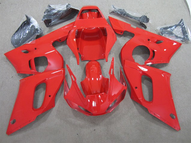 Custom 1998-2002 Red Yamaha YZF R6 Motorcycle Fairing Kits Custom 1998-2002 Red Yamaha YZF R6 Motorcycle Fairing Kits