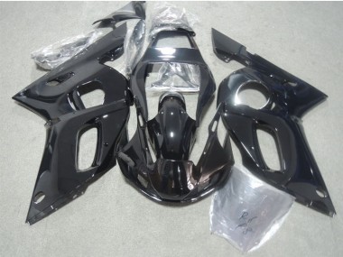 Custom 1998-2002 Black Yamaha YZF R6 Motorbike Fairing
