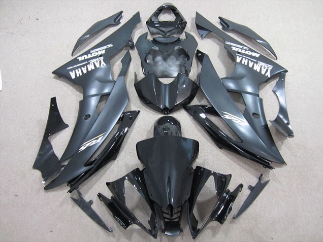 Custom 2008-2016 Black White Yamaha YZF R6 Bike Fairing Kit Custom 2008-2016 Black White Yamaha YZF R6 Bike Fairing Kit