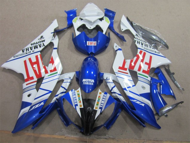 Custom 2008-2016 White Black Red Fiat Yamaha YZF R6 Motorbike Fairing Kits Custom 2008-2016 White Black Red Fiat Yamaha YZF R6 Motorbike Fairing Kits