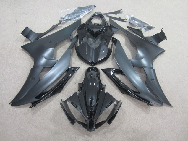 Custom 2008-2016 Black Yamaha YZF R6 Motorcycle Fairings Custom 2008-2016 Black Yamaha YZF R6 Motorcycle Fairings