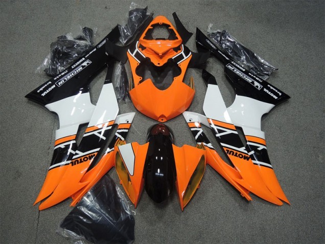 Custom 2008-2016 Orange Black Motul Yamaha YZF R6 Motor Fairings Custom 2008-2016 Orange Black Motul Yamaha YZF R6 Motor Fairings
